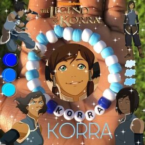 'Korra' Handmade Kandi Beaded Bracelet The Legend of Korra